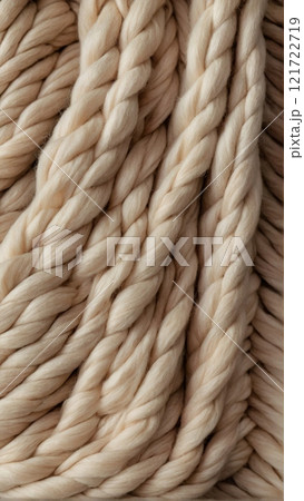 Close-Up of Wool Yarn Skeins 121722719