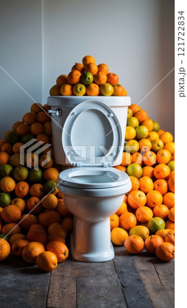 World Toilet Day Citrus Fresh Concept 121722834