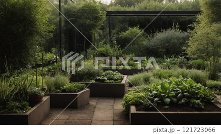Vegan Garden of Abundance: A Green and Sustainable Oasis 121723066