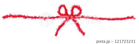 毛糸で出来たリボン 121723231