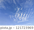 Blue Sky with Wispy Clouds 121723969