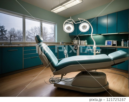 Ultra-modern dental office equipment. 121725287