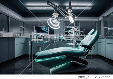 Ultra-modern dental office equipment. 121725362