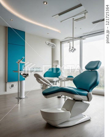 Ultra-modern dental office equipment. 121725364