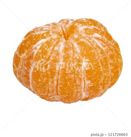 Citrus tangerine fruit isolated on the white background 121726663
