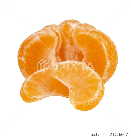 Citrus tangerine fruit isolated on the white background Citrus tangerine fruit isolated on the white background 121726667