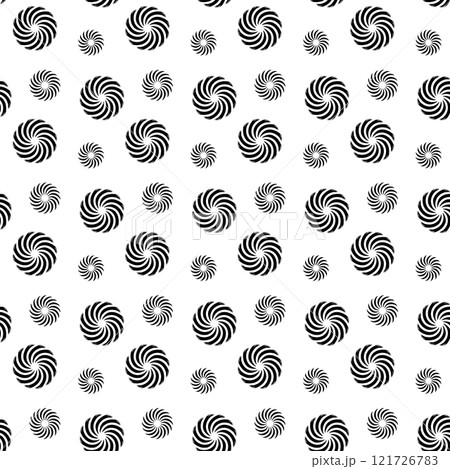 シームレスパターン　毛卍文 121726783