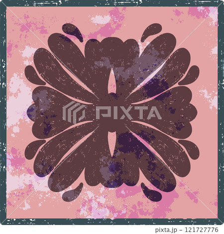grunge floral background with flowers grunge floral background with flowers 121727776