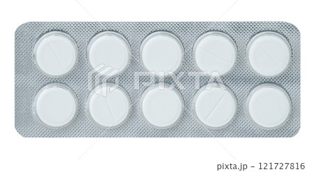 blister pack of pills isolated. High quality photo blister pack of pills isolated. High quality photo 121727816