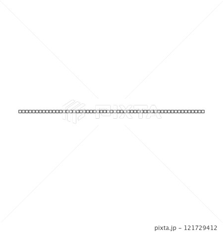 Border icon, divider shape horizontal line vector for decorative vintage doodle element for design in vector illustration Border icon, divider shape horizontal line vector for decorative vintage doodle element for design in vector illustration 121729412
