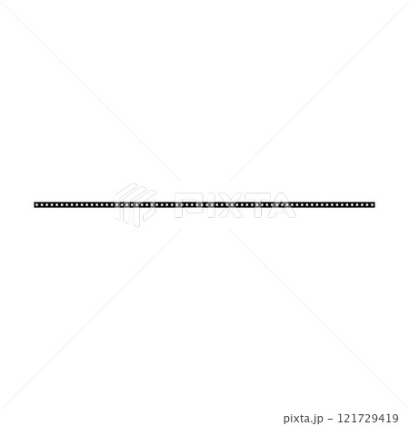 Border icon, divider shape horizontal line vector for decorative vintage doodle element for design in vector illustration Border icon, divider shape horizontal line vector for decorative vintage doodle element for design in vector illustration 121729419
