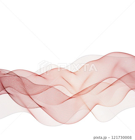red wave. abstract vector graphics. Eps 10 121730008