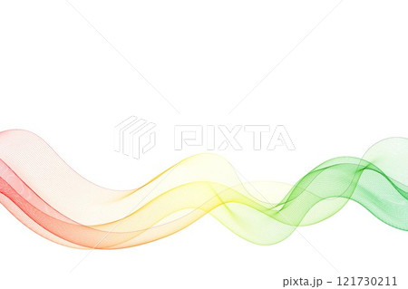 Colorful Design Element Gradient Wave Line Isolated on White Background. Abstract Transparent Smooth Wavy. Eps 10 Colorful Design Element Gradient Wave Line Isolated on White Background. Abstract Transparent Smooth Wavy. Eps 10 121730211