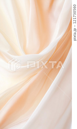 Soft pastel silk fabric folds elegant abstract background 121730560