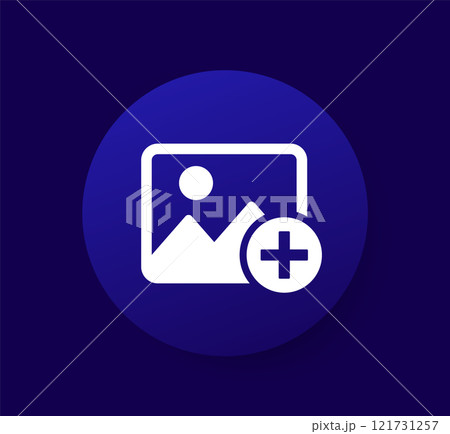 add image or photo vector icon 121731257