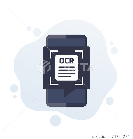 OCR, Optical character recognition app icon 121731274