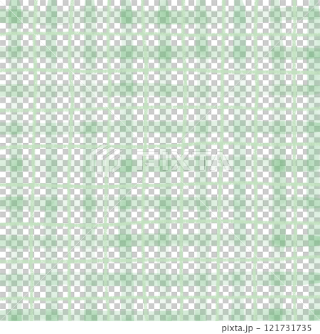 Green Plaid Gingham Hand Drawn Background Pattern 121731735