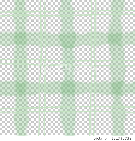 Green Plaid Gingham Hand Drawn Background Pattern 121731738