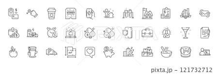 Paint, Phone protection and Floor plan line icons. Pack of Heart, Alarm, Building icon. Pos terminal, Eco food, Chemistry beaker pictogram. Best manager, New house, Online education. Vector 121732712