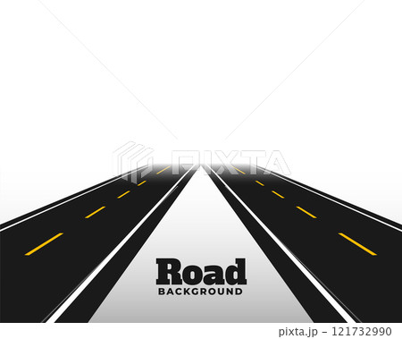 asphat road in perspective horizon background 121732990