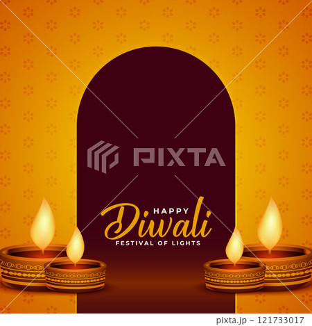 traditional happy diwali festival banner with beautiful colors traditional happy diwali festival banner with beautiful colors 121733017