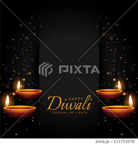 happy diwali black premium background with glowing diya happy diwali black premium background with glowing diya 121733076