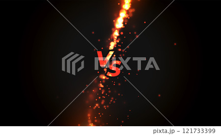 battle versus vs banner or product comparison background with sparkles battle versus vs banner or product comparison background with sparkles 121733399