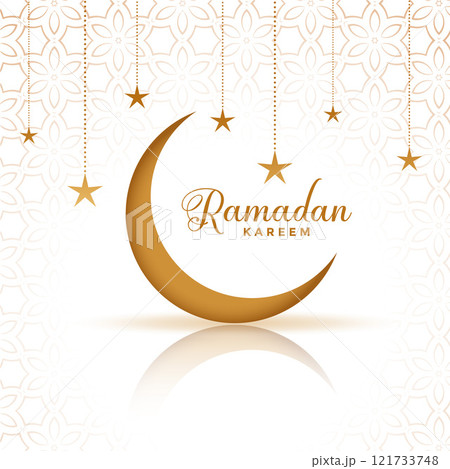 creative ramadan kareem moon and stars greeting design creative ramadan kareem moon and stars greeting design 121733748