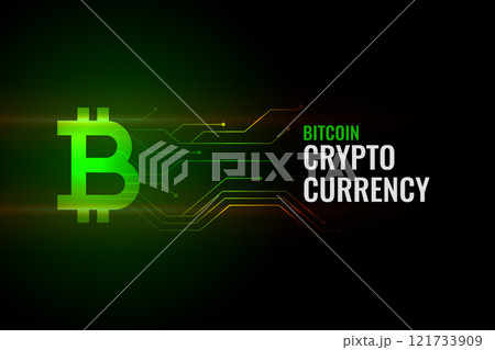 bitcoin concept background with circuit lines bitcoin concept background with circuit lines 121733909