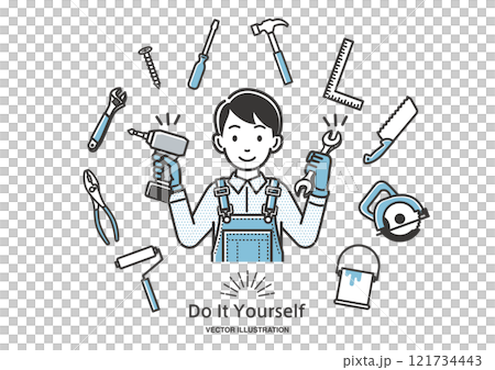 男人享受DIY 121734443