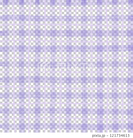 Purple Plaid Gingham Hand Drawn Background Pattern Overlay 121734613