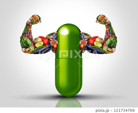 Powerful Fruit and Vegetable Supplement 121734709