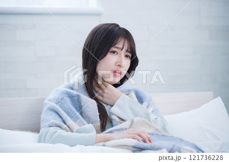 風邪によるのどの痛み 121736228