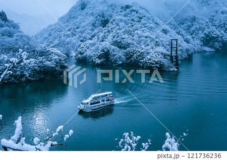 庄川峡遊覧船  富山県砺波市 121736236