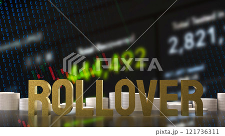 The Rollover text on Business Background 3d rendering. The Rollover text on Business Background 3d rendering. 121736311