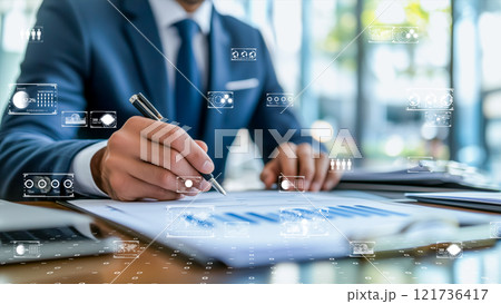 デジタルトランスフォーメーションのコンセプト 121736417