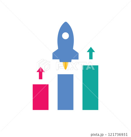 Rocket logo icon Rocket logo icon 121736931