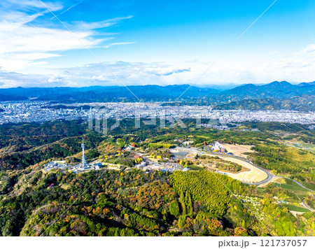 日本平と清水市街（静岡県静岡市） 121737057