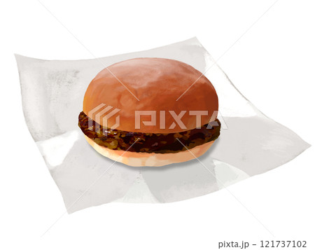 ハンバーガー(包み紙付き) ハンバーガー(包み紙付き) 121737102