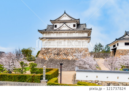 広島 桜咲く福山城 伏見櫓 広島 桜咲く福山城 伏見櫓 121737824