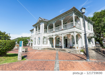 熊本県宇城市　世界遺産の三角西港浦島屋 121739690