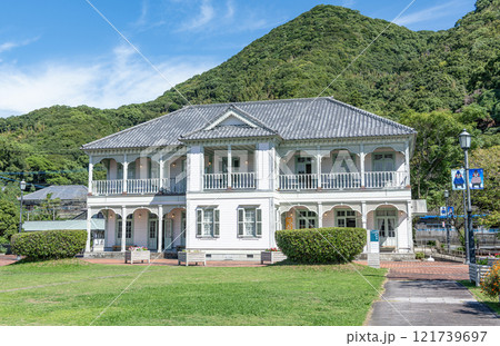 熊本県宇城市　世界遺産の三角西港浦島屋 121739697