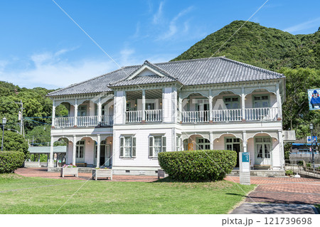 熊本県宇城市　世界遺産の三角西港浦島屋 121739698