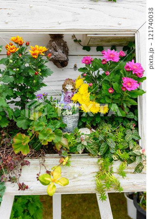 菊花　秋の風物詩「菊人形・菊まつり」菊池市ふるさと創生市民広場 121740038