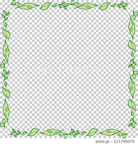 Leaf square frame Leaf square frame 121740079