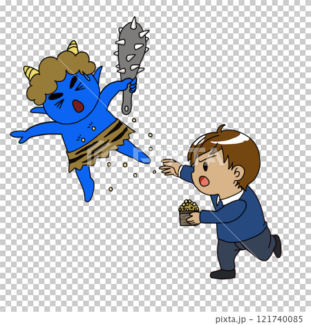 Bean Throwing Blue Demon Bean Throwing Blue Demon 121740085
