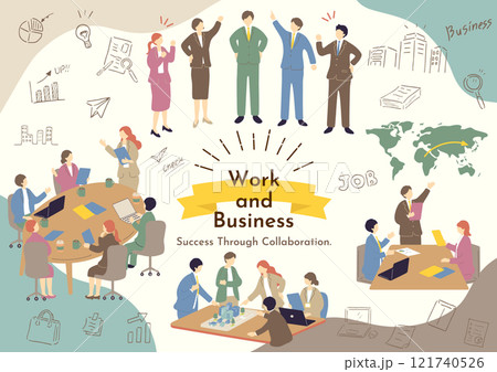 ビジネスシーン素材集 ビジネスシーン素材集 121740526