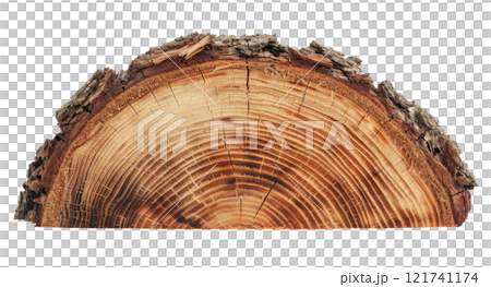 Cross Section of a Tree Cross Section of a Tree 121741174