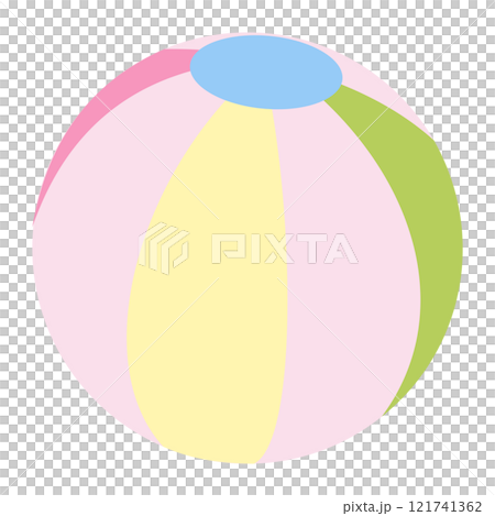 つるし飾りの紙風船のイラスト つるし飾りの紙風船のイラスト 121741362
