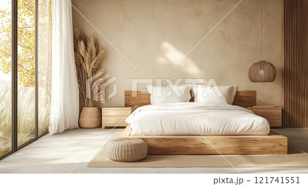 高級】ZEN｜ベッドフレーム｜ダブルベッド用（クイーンサイズ